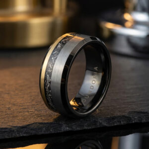 Meteorite Rings for Men UK - Alternative Wedding Bands