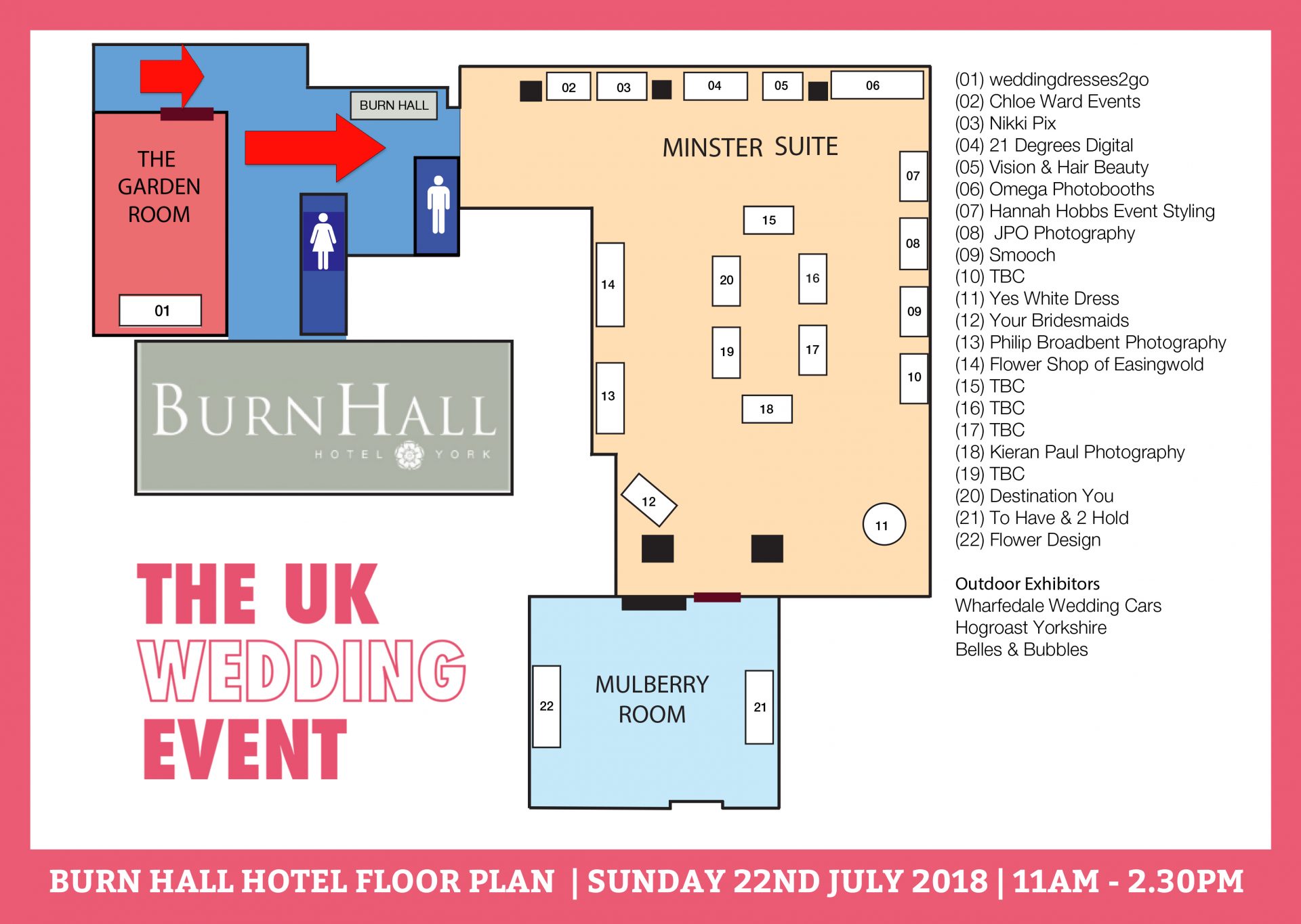 printable burn hall floor plan The UK Wedding Event