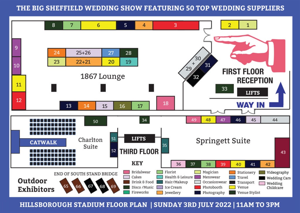 Sheffield Wedding Show Floor Plan