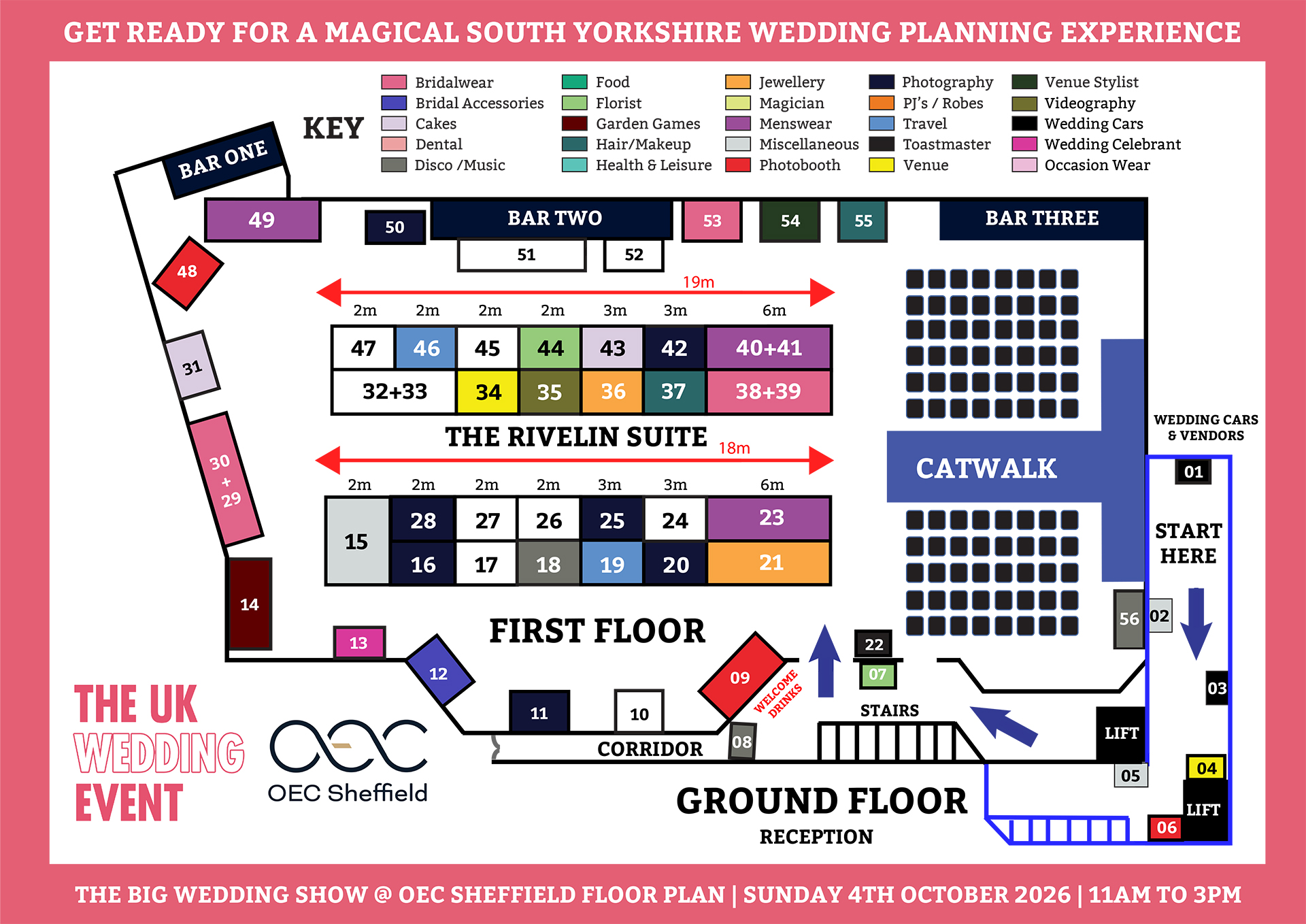 The Big Wedding Show @ OEC Sheffield | Sunday 4th October 2026